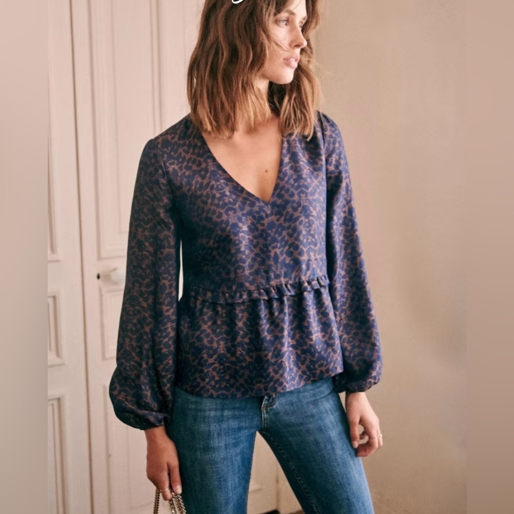 Sezane Blanca Blouse in Size 6